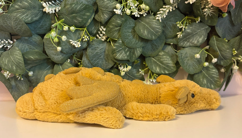Jellycat Little Golden Dragon | NWT