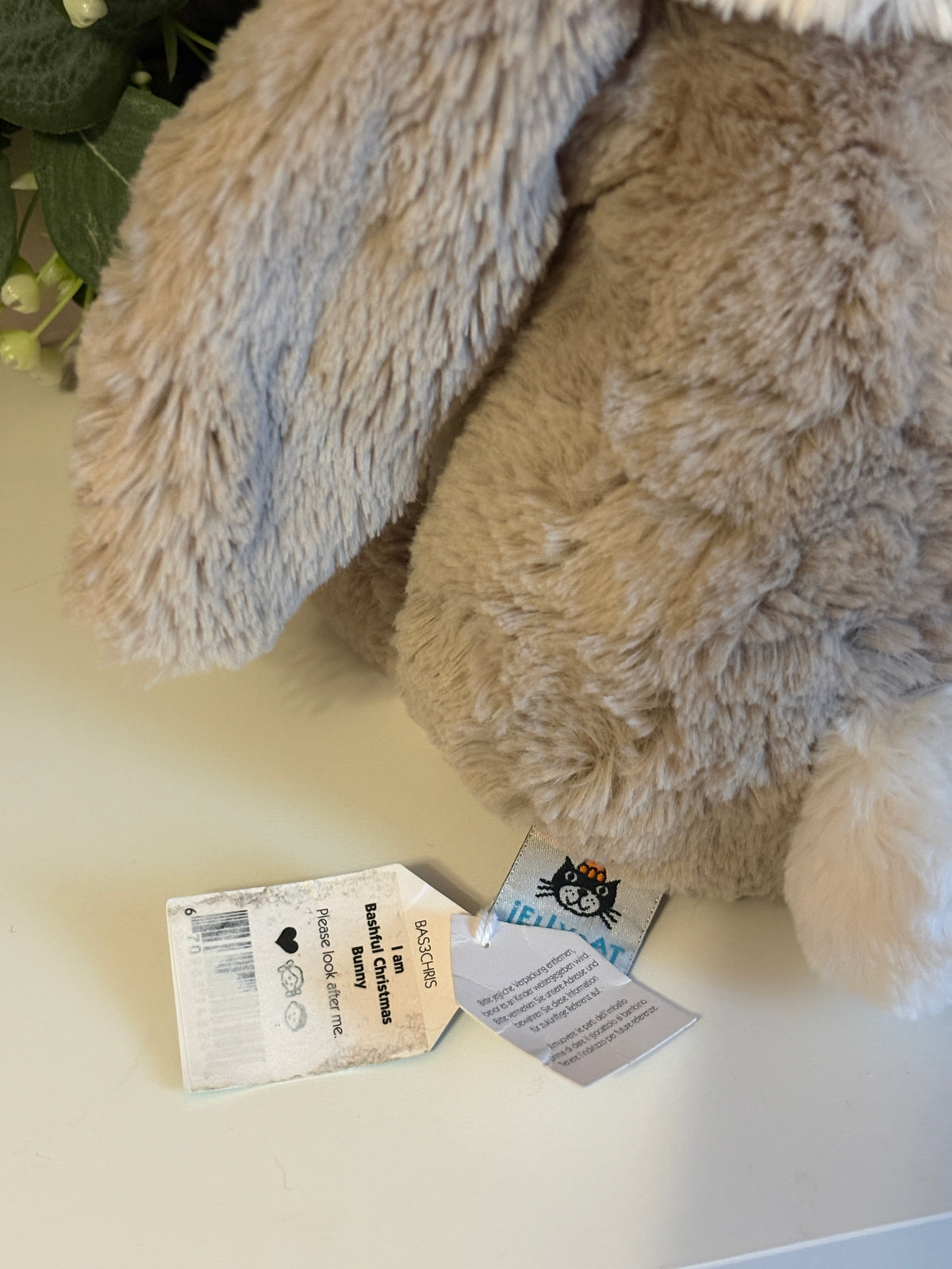 Jellycat Bashful Christmas Bunny