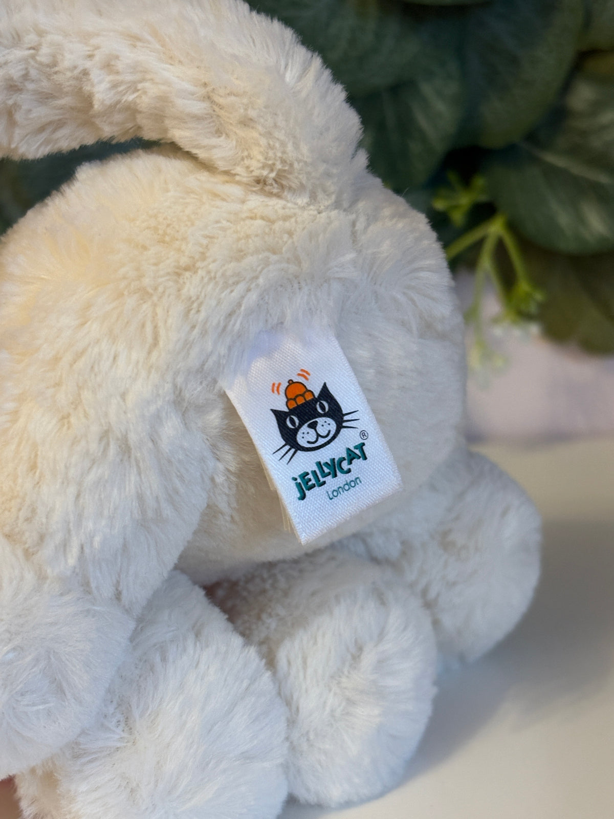 Jellycat Big Bow Cream Kitten | Vintage | Rare