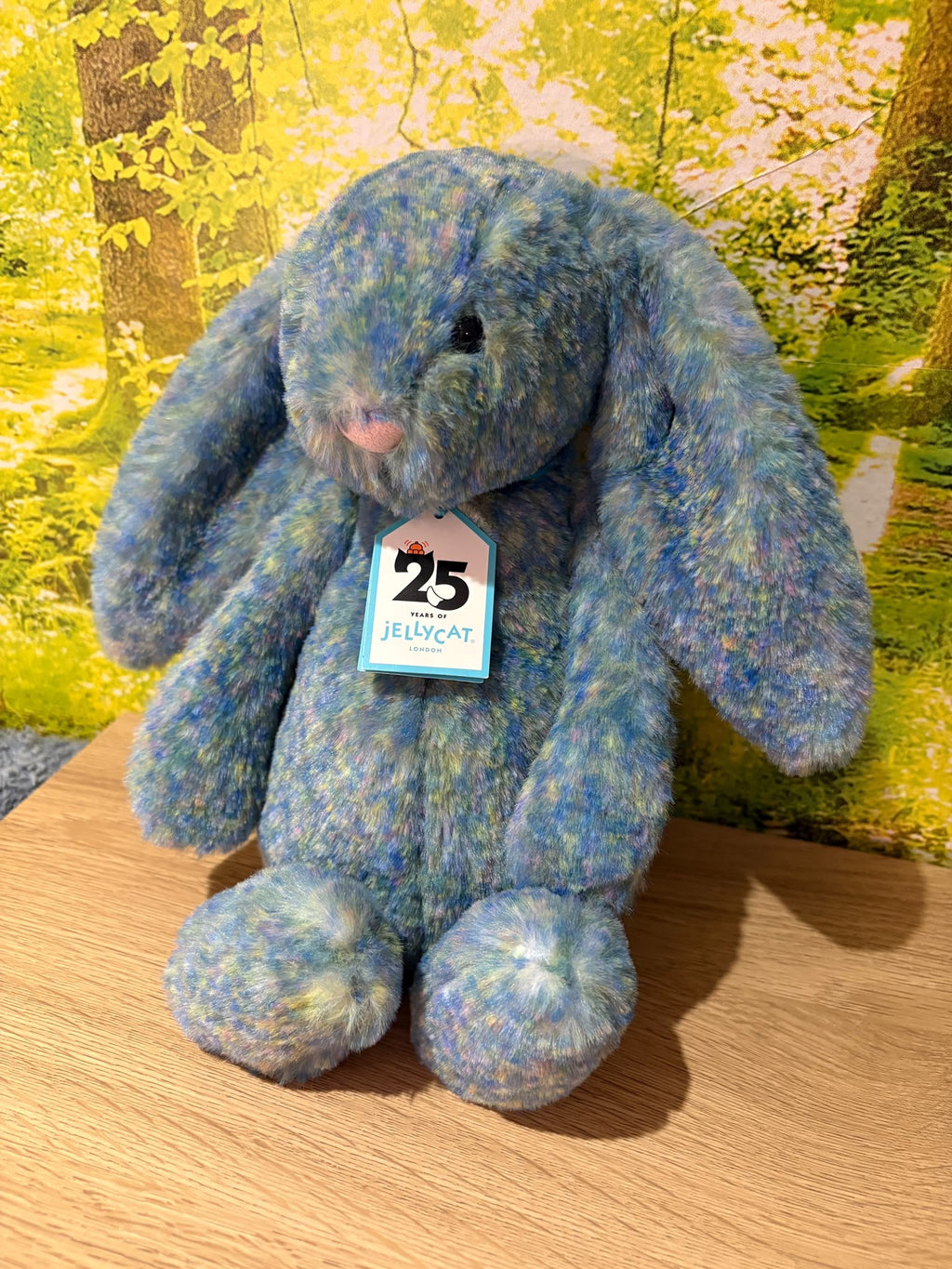 Jellycat Bashful Luxe Azure | 25th Anniversary | Medium