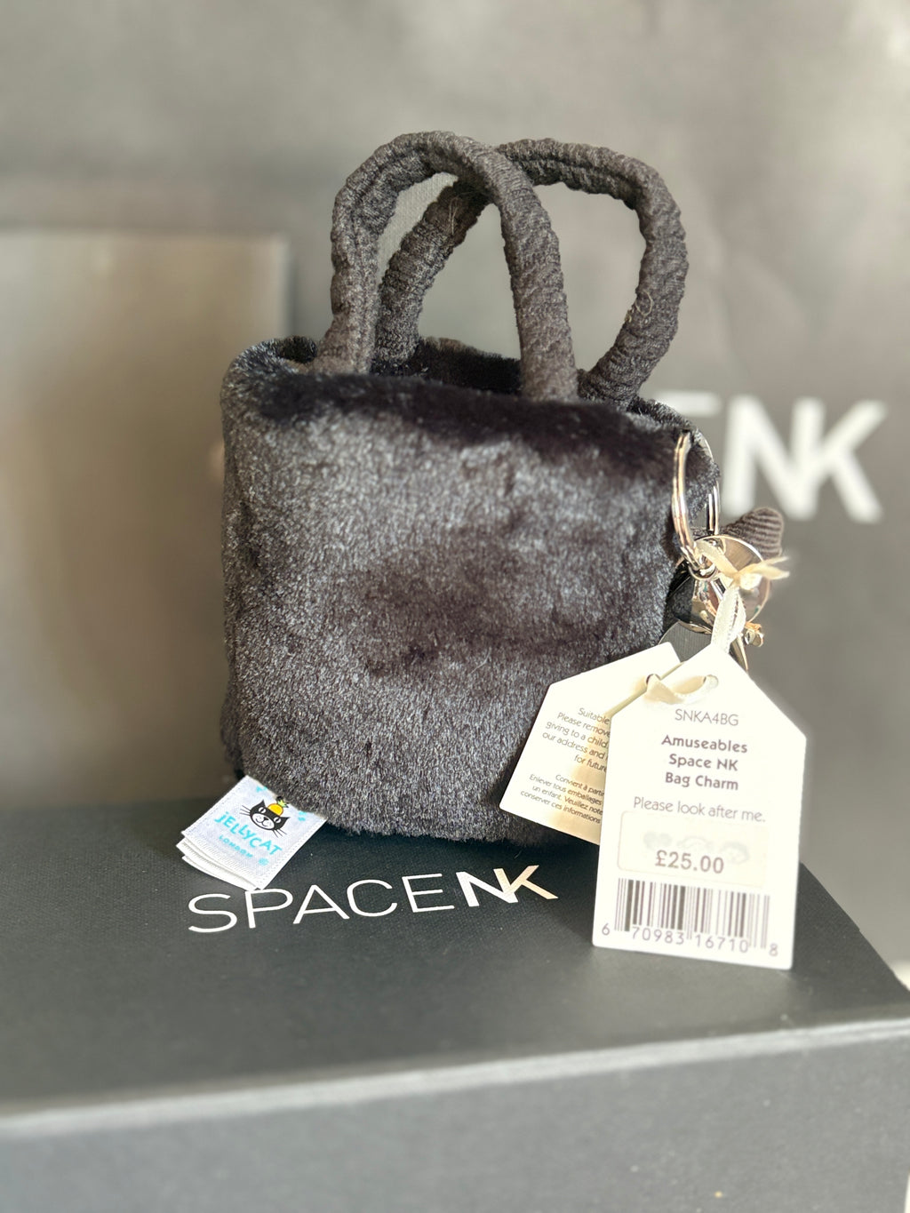 Jellycat Space NK Bag Charm | Box & Gift Bag Set