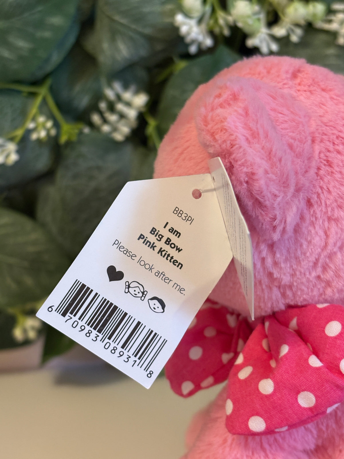 Jellycat Big Bow Pink Kitten | Vintage | Rare Find