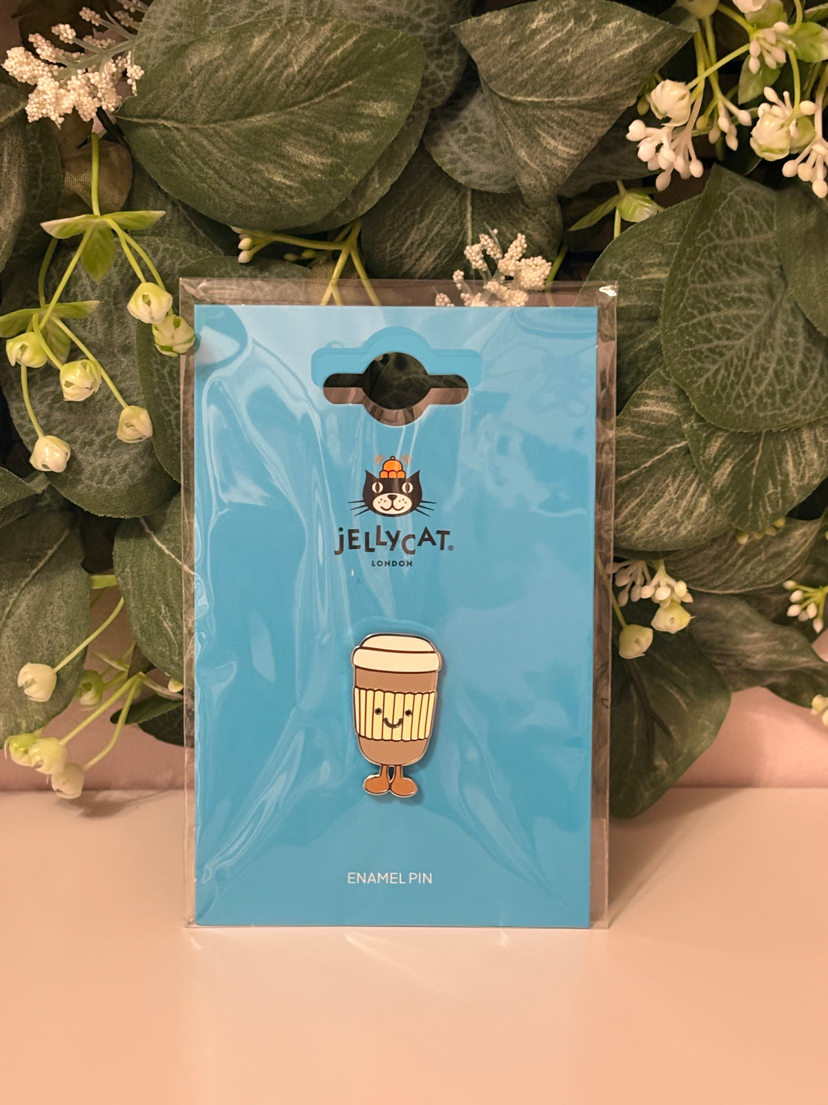 Jellycat Coffee to Go Pin