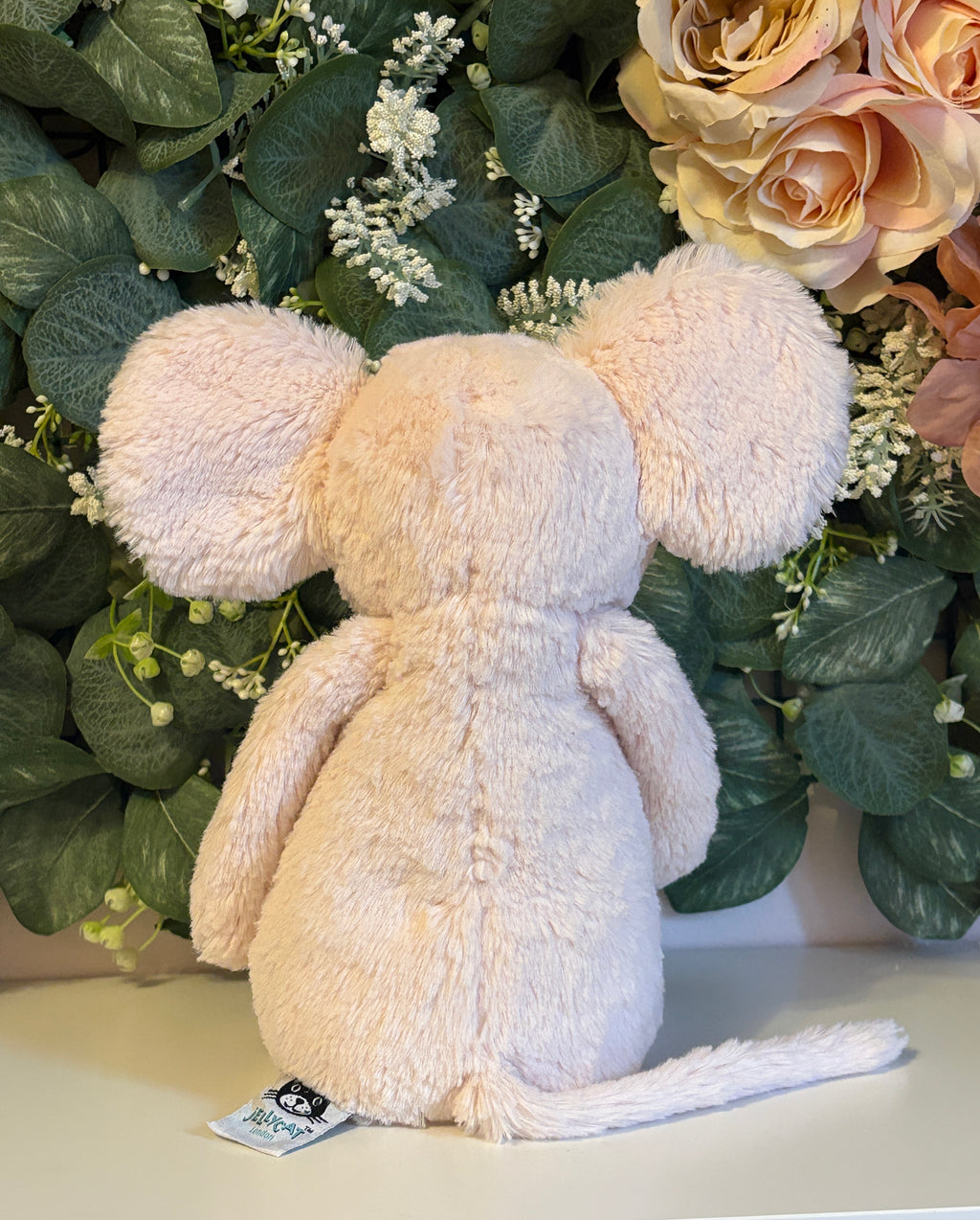 Jellycat Bashful Pink Mouse Medium | With Paws