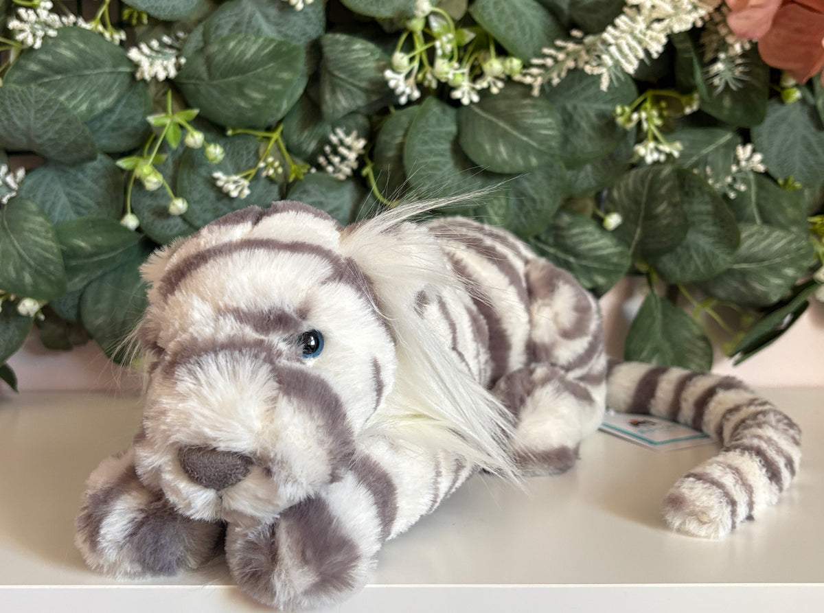 Jellycat Little Sacha Snow Tiger