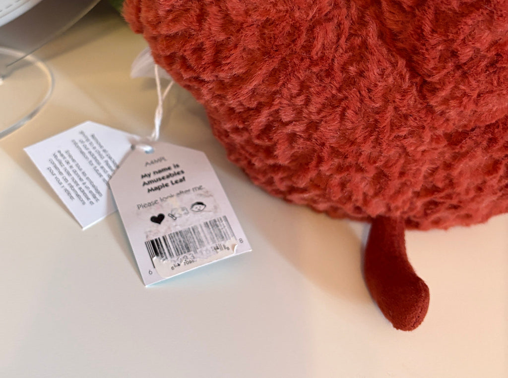 Jellycat Maple Leaf Canada Exclusive