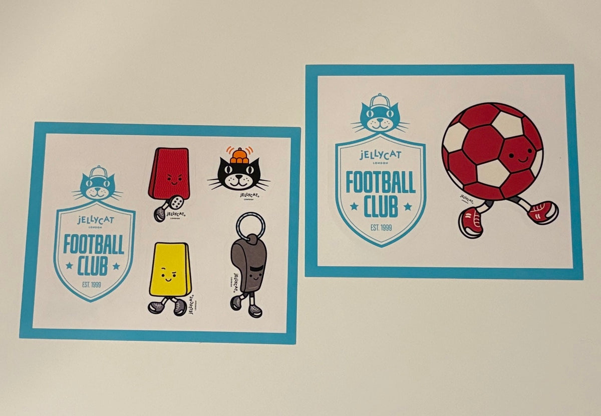 Jellycat Football Club Canada Exclusive Sticker Set (Holt Renfrew)