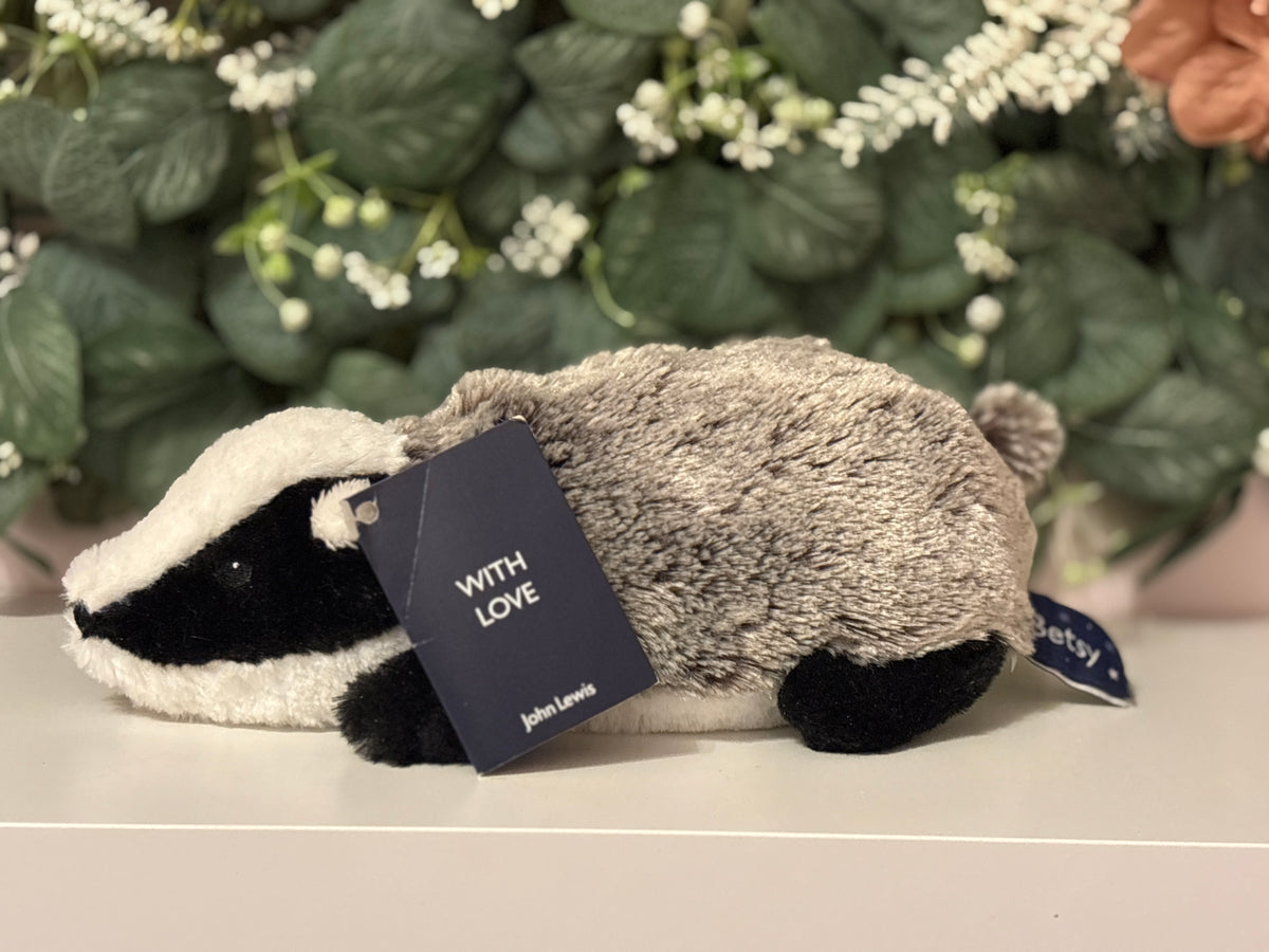 Jellycat x John Lewis Betsy Badger