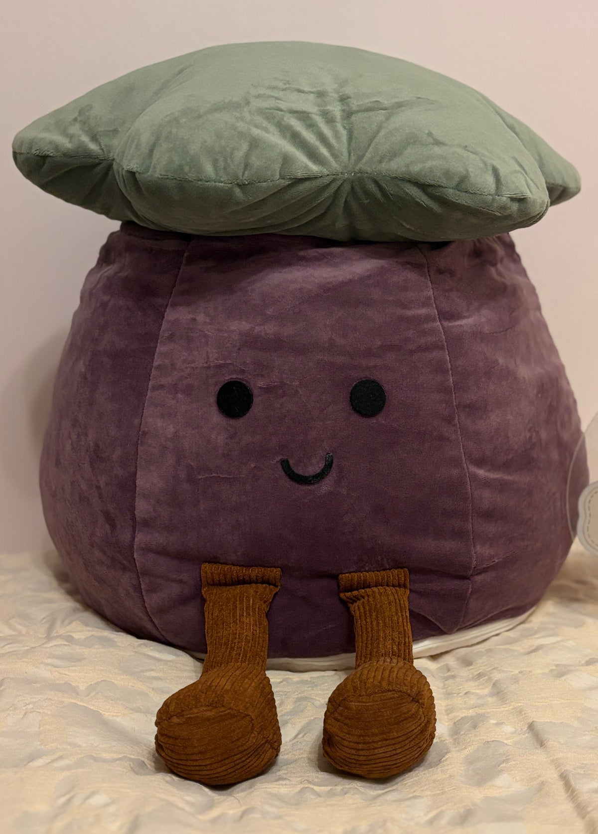 Jellycat Inspired Aubergine stool