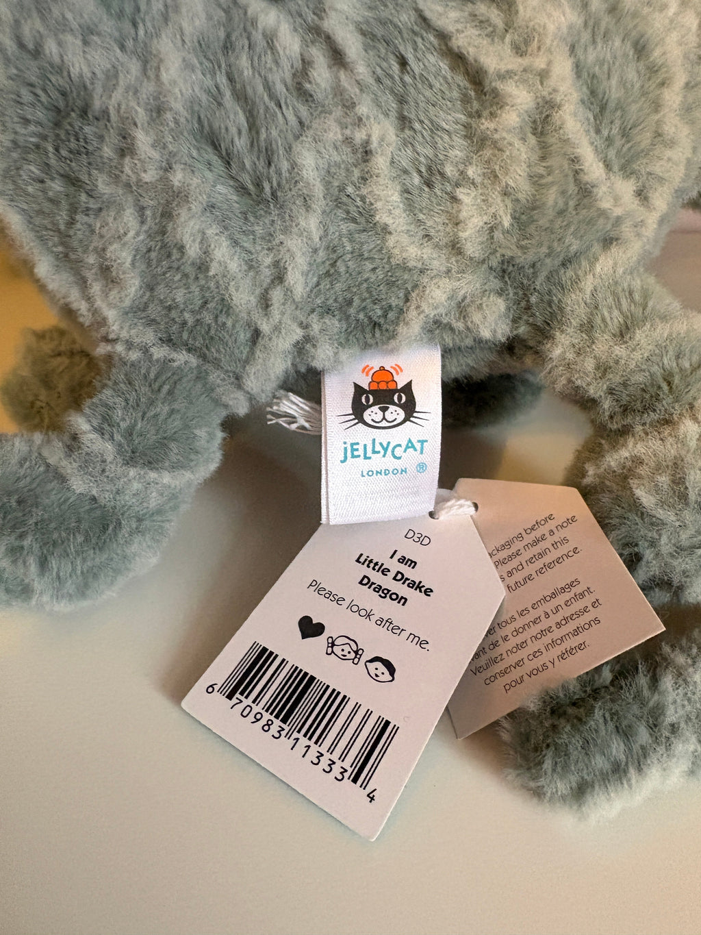 Jellycat Little Drake Dragon | NEW
