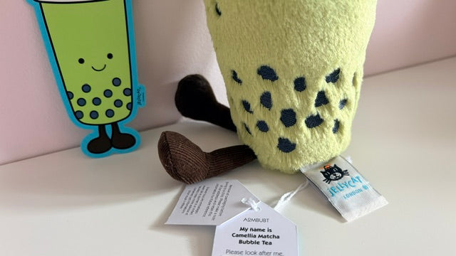 Camillia Matcha Bubble Tea RETIRED UK FENWICKS EXCLUSIVE NWT - Jellycat