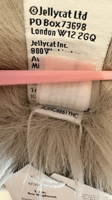 Bo Bigfoot NWT - Jellycat